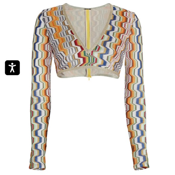 ALEXIS Crochet Knit Crop Top - Picture 5 of 8